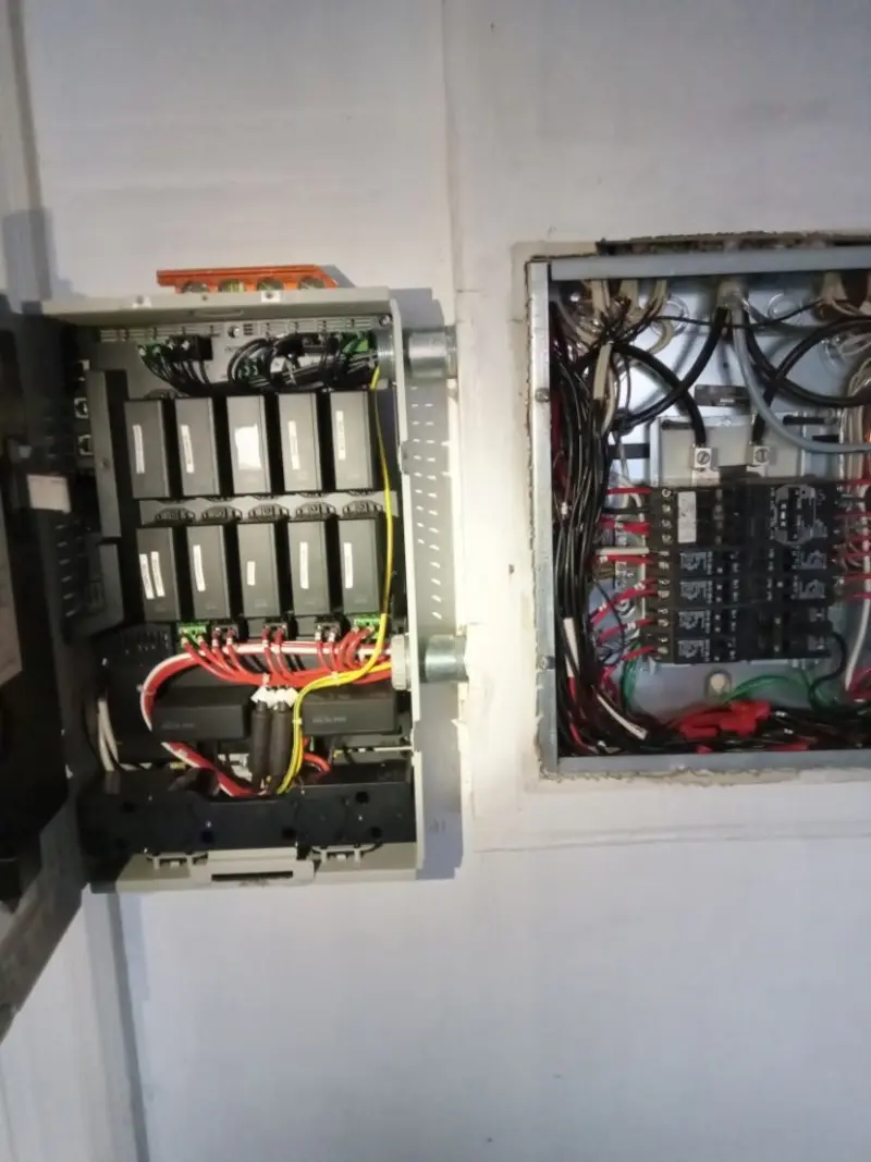 Electrical panel upgrade completed for Indoor Lighting Installation in Dixon